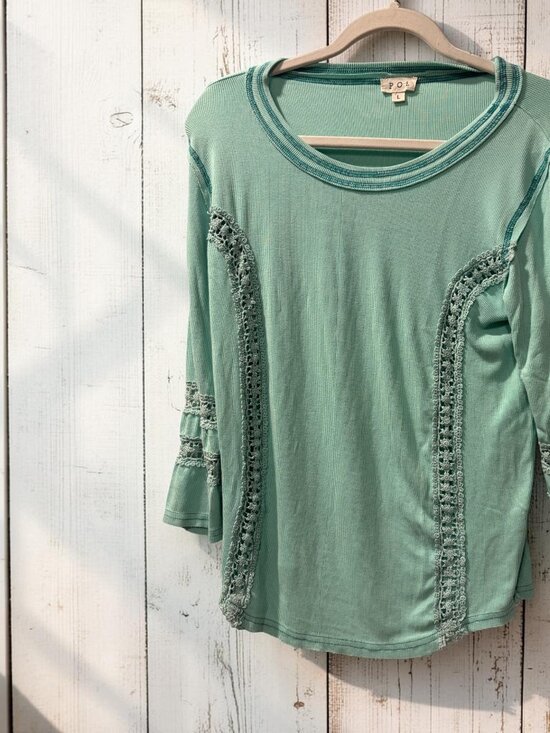 POL Tops - POL Size Large Mint Green Shirt